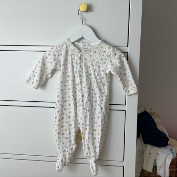 Kissy Kissy Floral Print Footie 3-6 Months